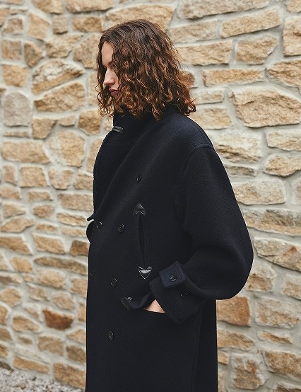 BLURHMS ブラームス Wool Beaver Mackinaw Coat